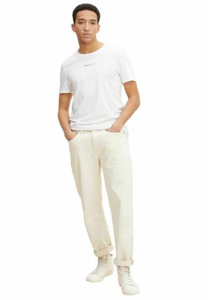 LOGO RUNDHALS 2X STÜCK KURZARM - Print T-shirt - weiß