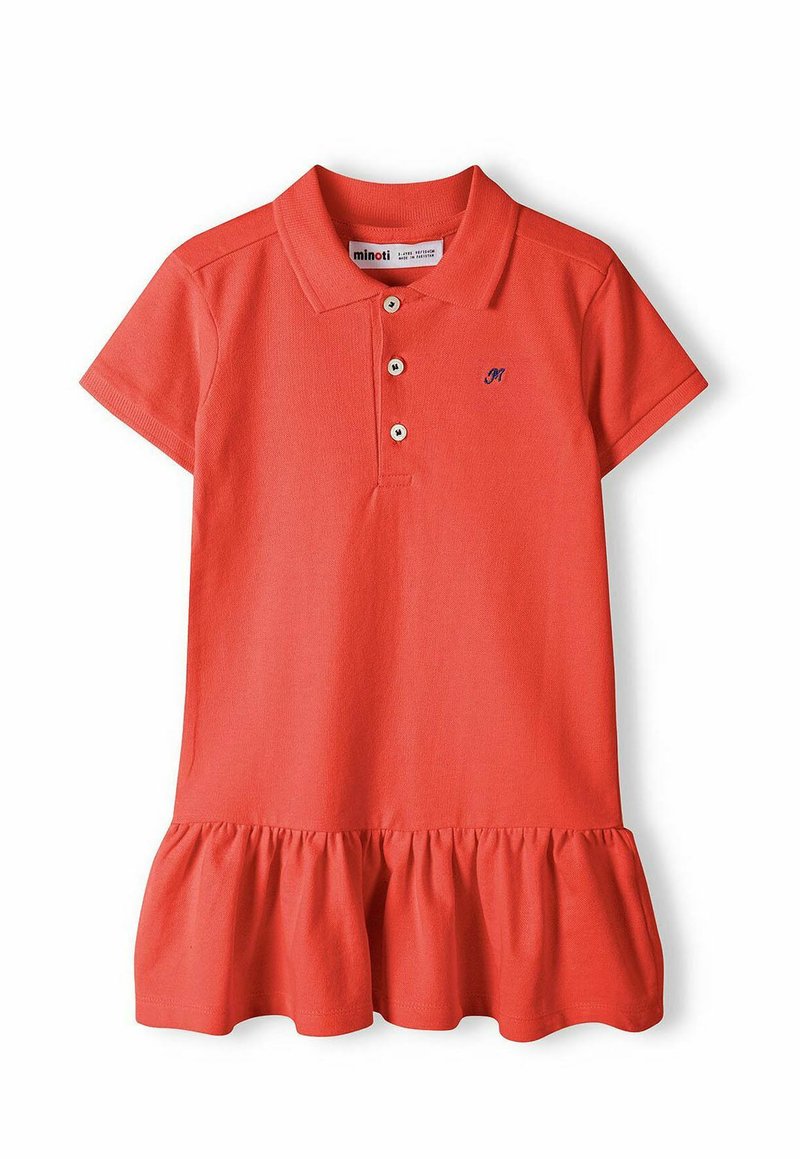 MINOTI SHORT SLEEVE WITH FRILLED - Vestido informal - red