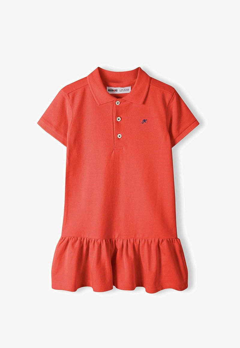MINOTI SHORT SLEEVE WITH FRILLED - Vestido informal - red