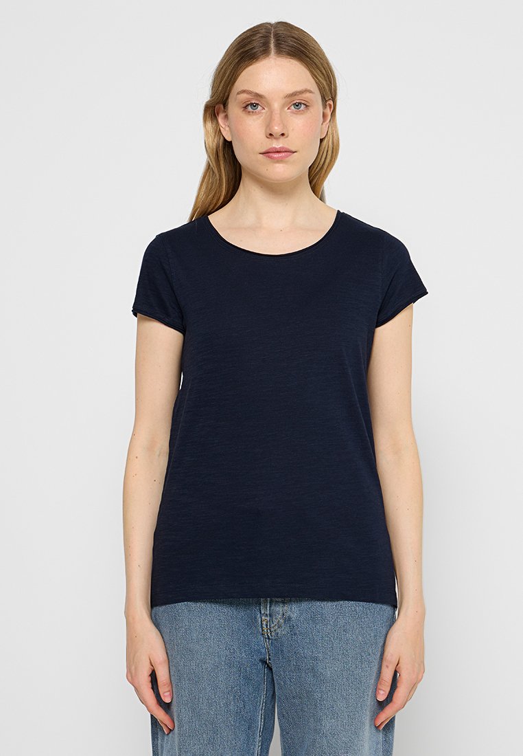 Tom Tailor T-shirt basic donkerblauw
