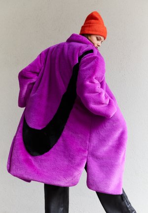 Wintermantel - vivid purple/black