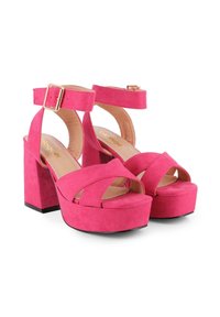 Blogger Sandalias de tacón - rosa