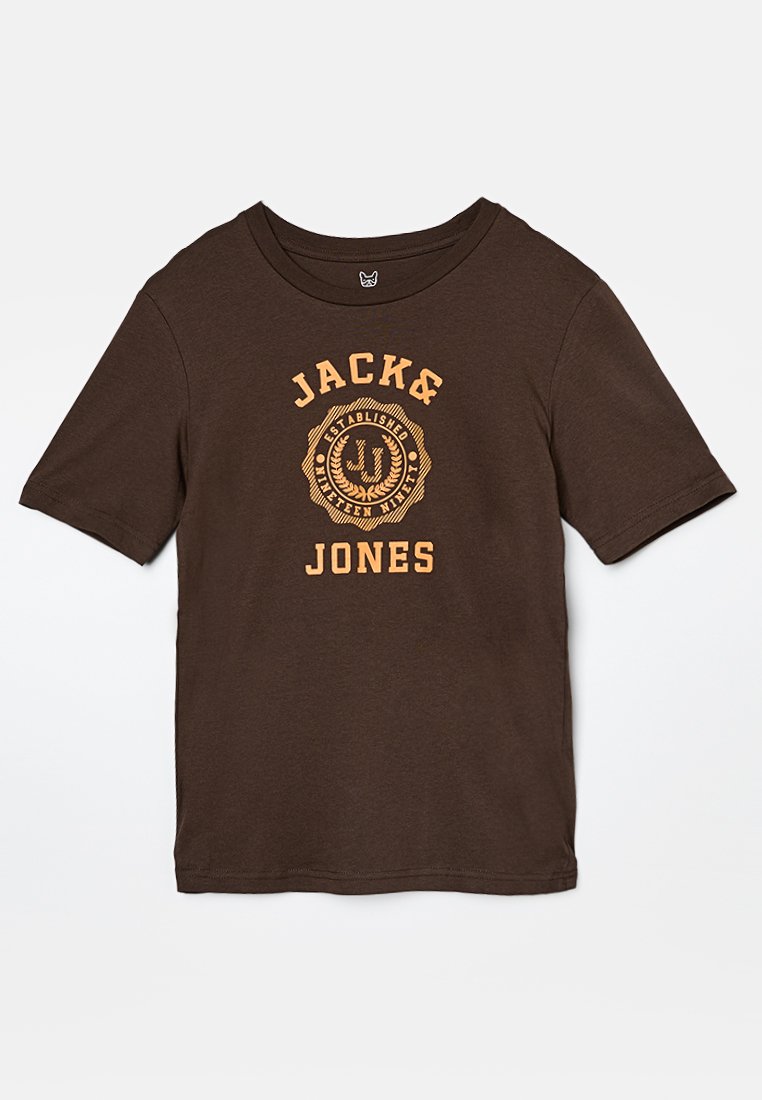 Jack & Jones Junior T-shirt print donkerbruin Jack & Jones Junior T-shirt print donkerbruin