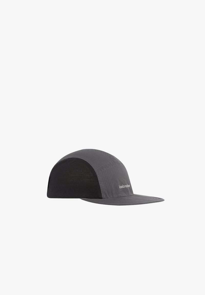 icebreaker WIND BREAKER Cap obsidian black cb/dunkelgrau