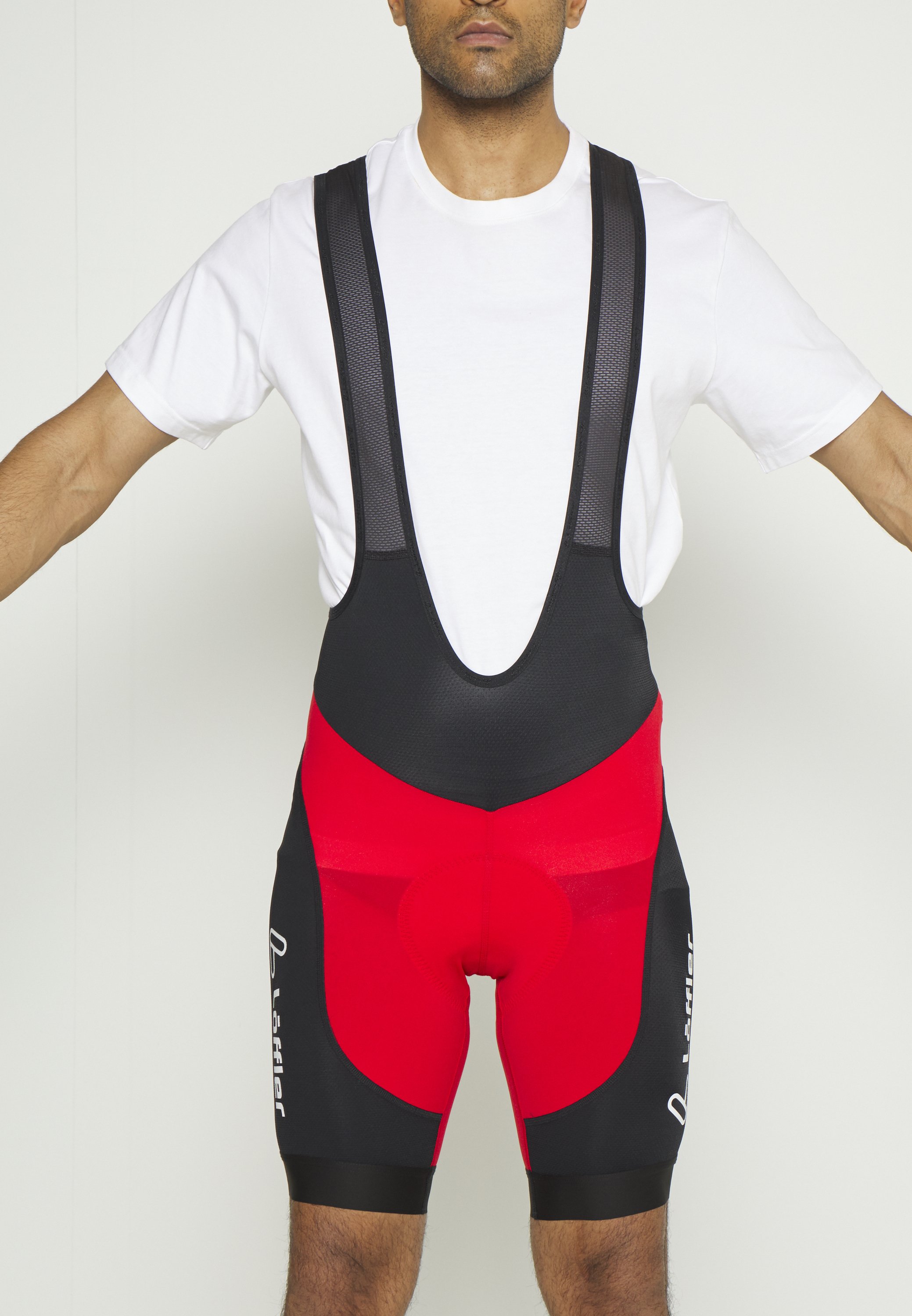 BIKE BIB SHORTS WINNER - Leggings - red 