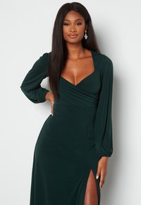 Bubbleroom LONG SLEEVE SLIT MIDI DRESS - Sukienka koktajlowa