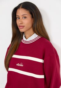 Ellesse MARCHI - Sportska majica - burgundy/off white