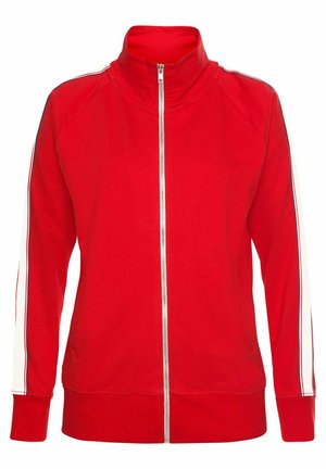 Zip-up sweatshirt - red