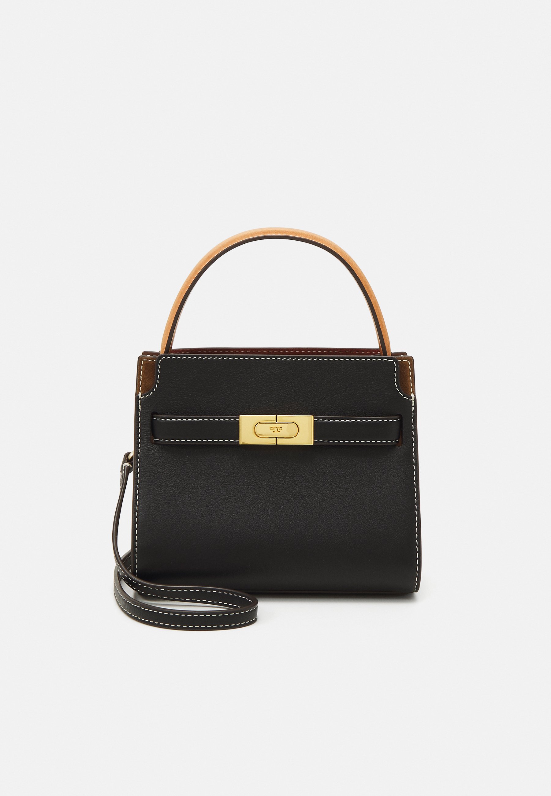 Tory Burch LEE RADZIWILL PETITE DOUBLE BAG - Handbag - black - Zalando