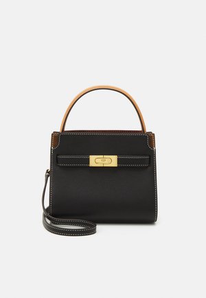 Tory Burch LEE RADZIWILL PETITE DOUBLE BAG - Käekott - black