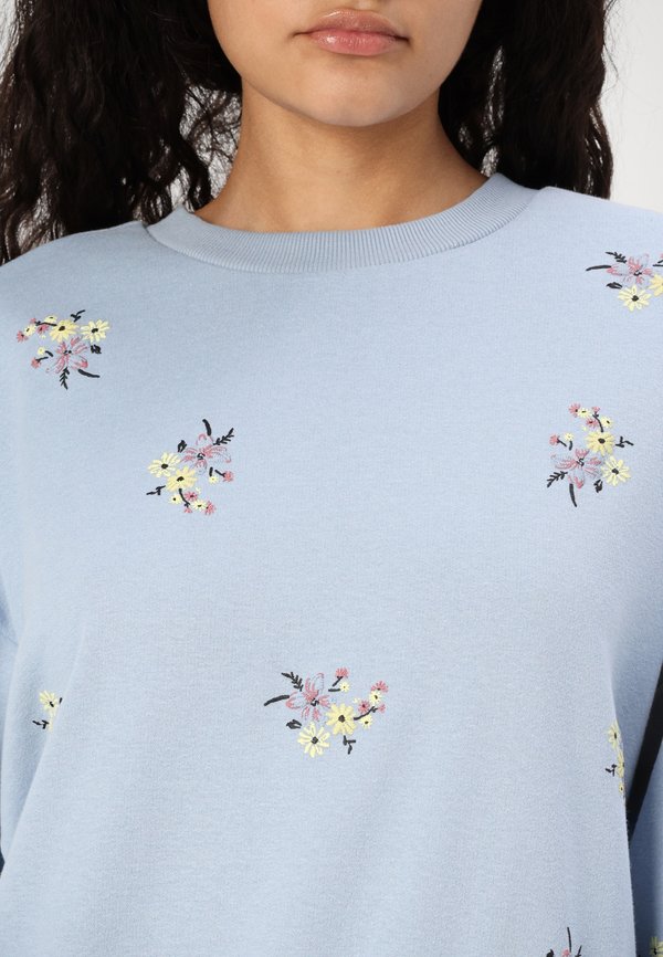 ONLBROOKE O NECK  - Sweatshirt - soft chambray3