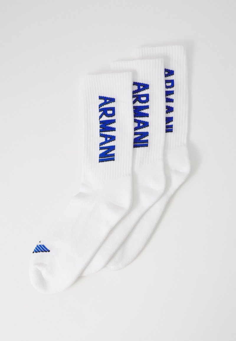 Emporio Armani - SOCKS 3 PACK - Chaussettes - white/white/white, Agrandir