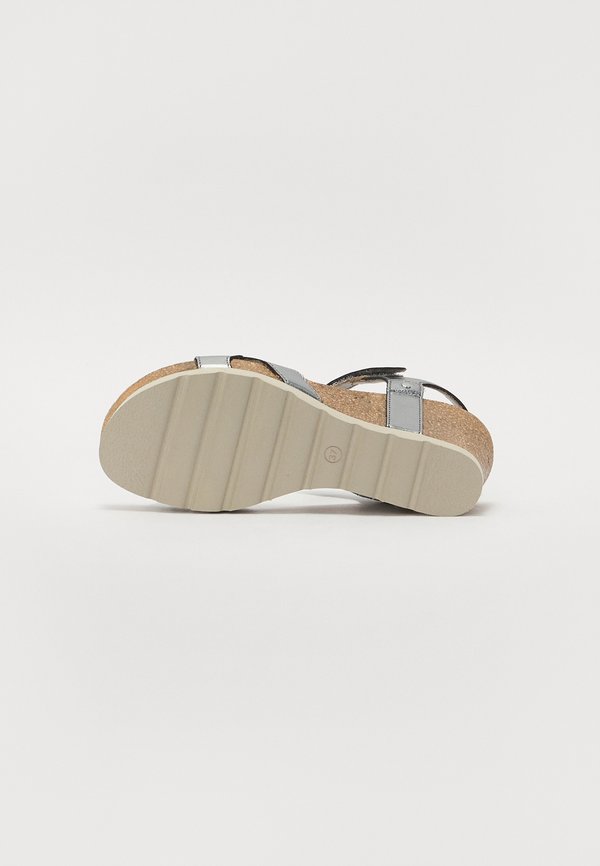 JULIA SHINE - Platform sandals - anthracite3