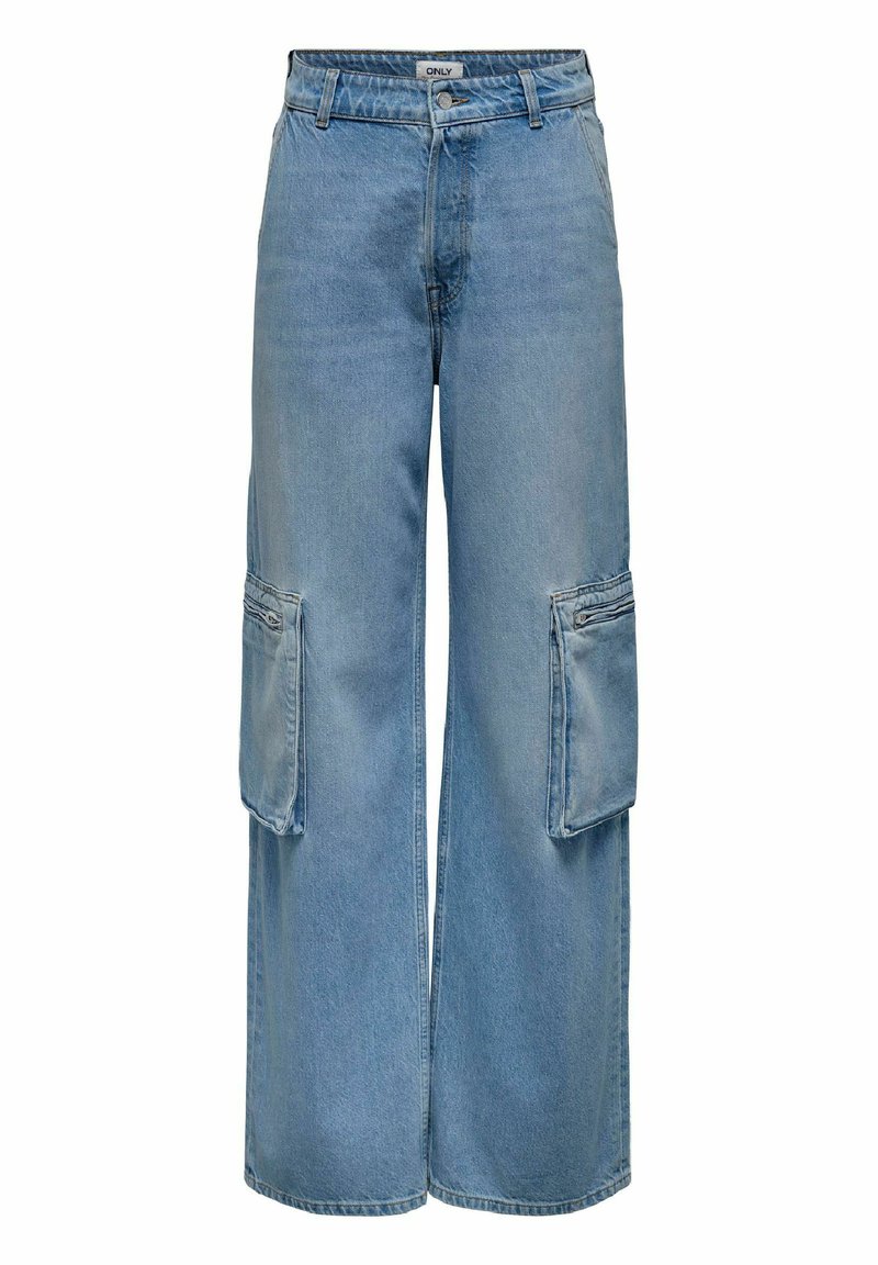 ONLY HOPE EX HW WIDE - Jeans Relaxed Fit - light medium blue denim ...