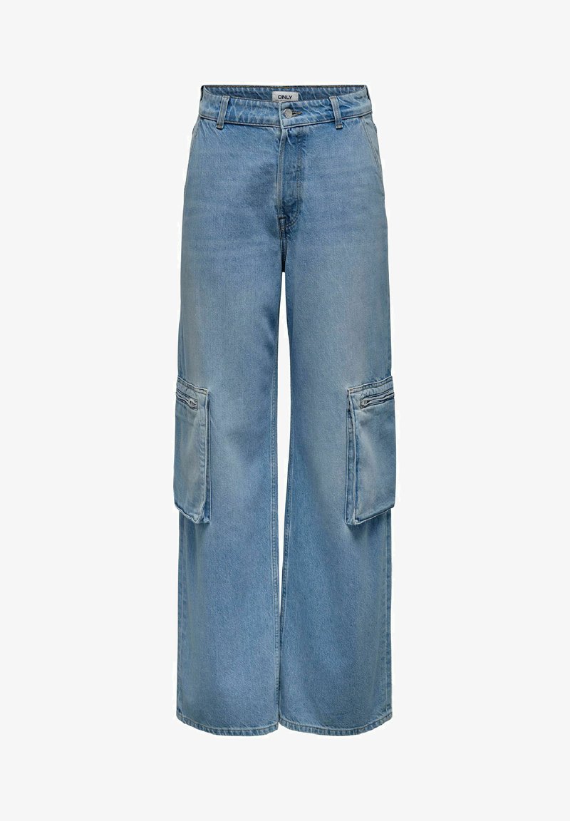 ONLY HOPE EX HW WIDE - Jeans Relaxed Fit - light medium blue denim ...