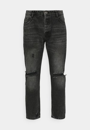 Brave Soul CHEROKEECHAR - Straight leg jeans - charcoal wash