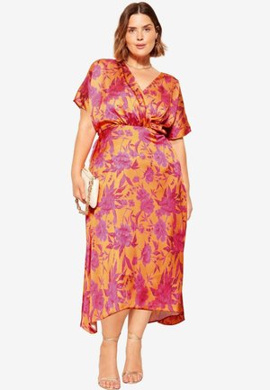Friends Like These SHORT SLEEVE - REGULAR FIT - Freizeitkleid - orange