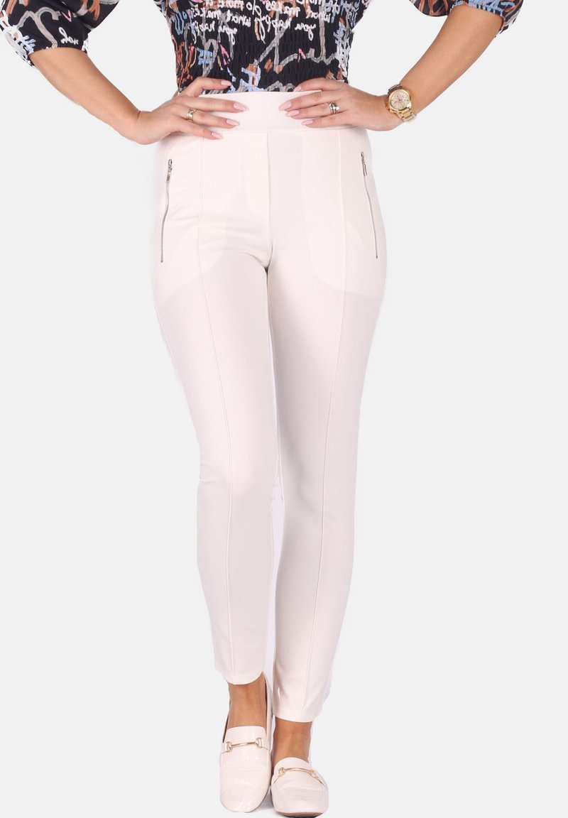Margo collection KLASYCZNE - Trousers - white