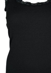 Zizzi 2-PACK WITH TRIM - Topp - scarab black