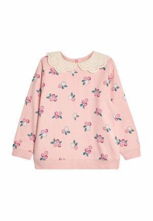 BERRY BRODERIE COLLAR - REGULAR FIT - Sudadera - pink
