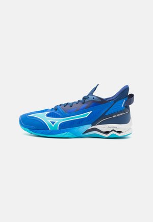 Mizuno WAVE MIRAGE 5 UNISEX - Handball shoes - mugen blue/white/estate blue