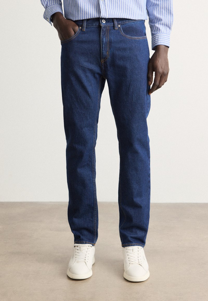 HUGO ASH - Slim fit -farkut - medium blue
