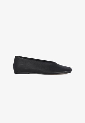 Dune London, DUNE LADIES HIGHWAY ROUND-TOE BALLET FLATS - Ballerina's - black-leather