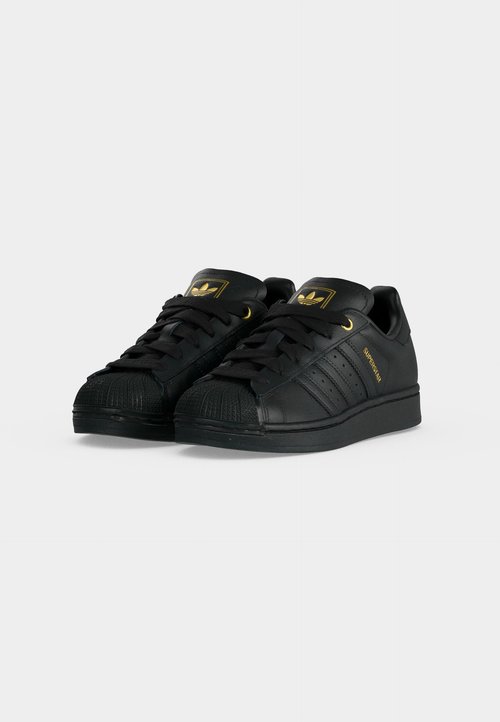 adidas SUPERSTAR II UNISEX - Trainers - core black/gold-coloured metallic — photo 3