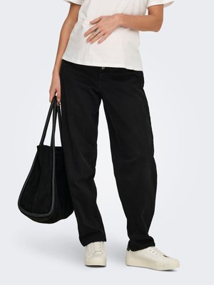 ONLY MATERNITY, OLMLUMA ELASTIC - Дънки със стеснен крачол - washed black