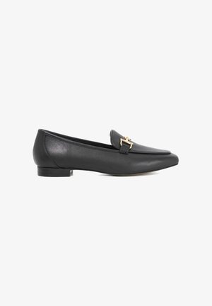 Dune London, GRAINED LEATHER - Chaussons - black