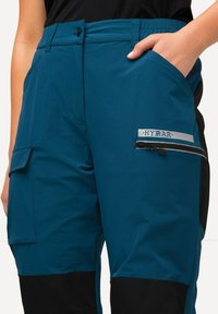 Ulla Popken HYPRAR MULTIFUNCTIONAL DURABLE INSET TREKKING - Kalhoty - dunkles petrol