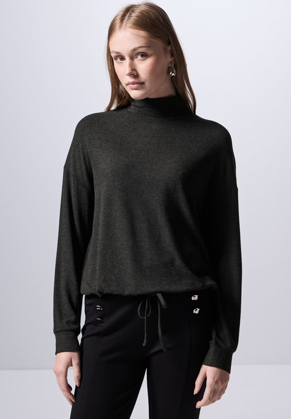 SOFTES TURTLENECK - Strickpullover - grau