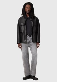 AllSaints HALTON - Leather jacket - black