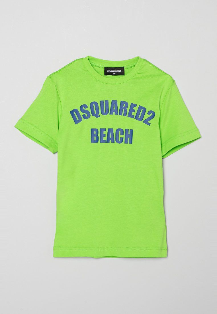 Dsquared2 T-shirt print groen Dsquared2 T-shirt print groen