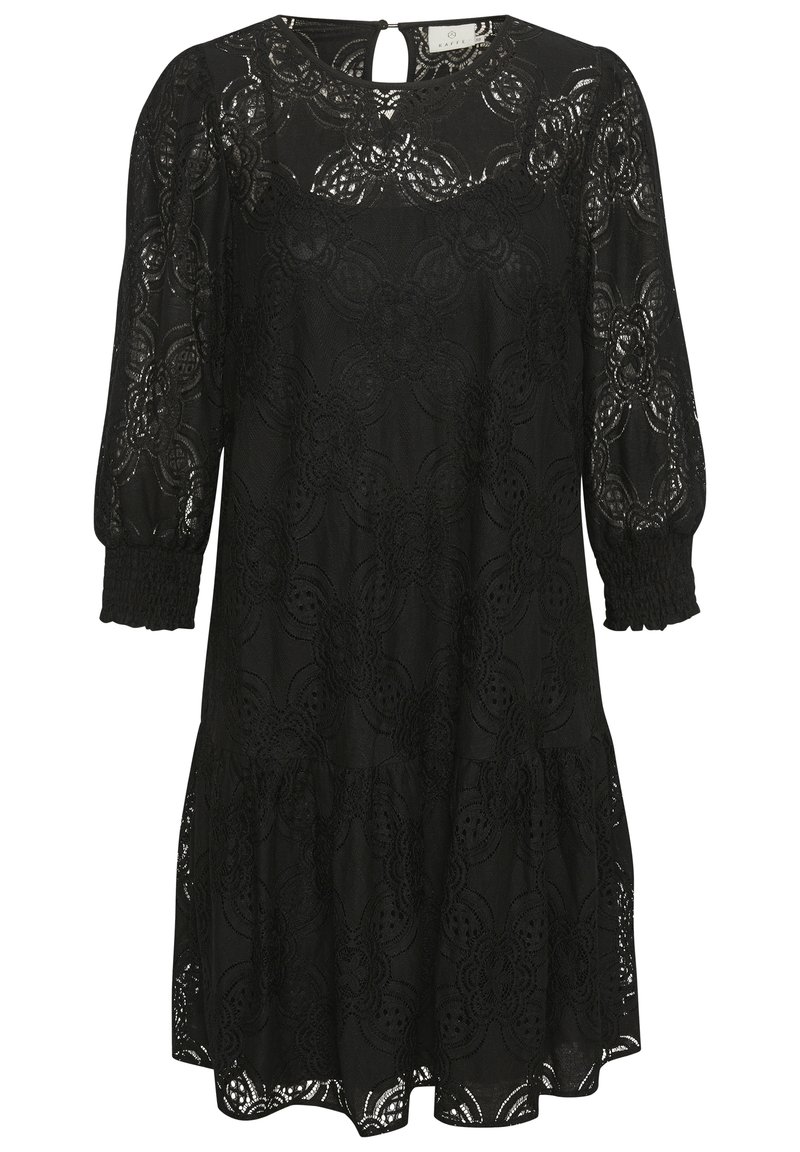 Kaffe Cocktailjurk gemêleerd zwart