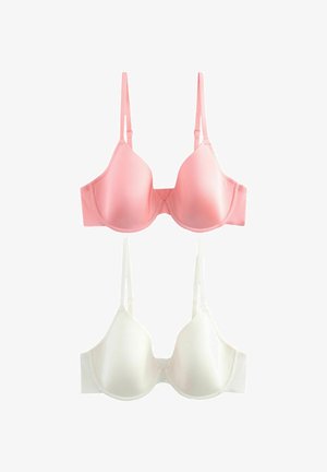 HOLLY FULL CUP PAD  TWO PACK - Liemenėlė su lankeliais - coral ecru