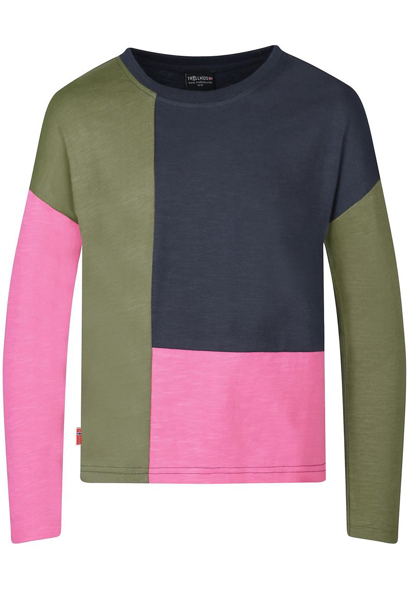 Trollkids Longsleeve olijfgroen