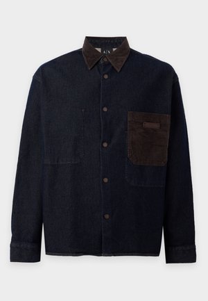 Armani Exchange, SHIRT JACKET - Veste en jean - blue denim