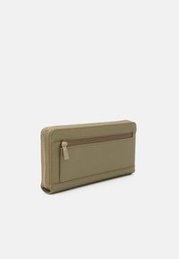 Guess LAUREL LARGE ZIP AROUND - Novčanik - sage