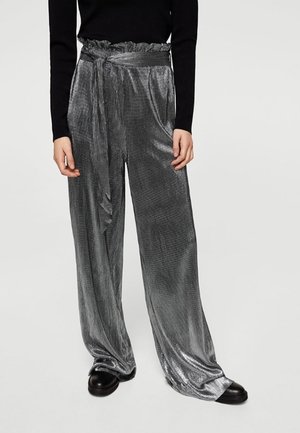 Pantalon classique - silver-coloured