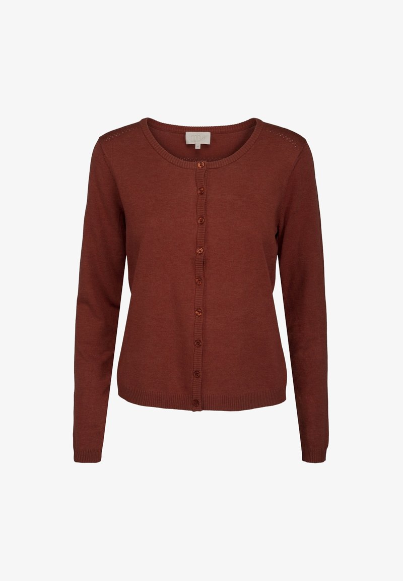 Minus MINEW LAURA CARDIGAN - Jopica - red rose melange