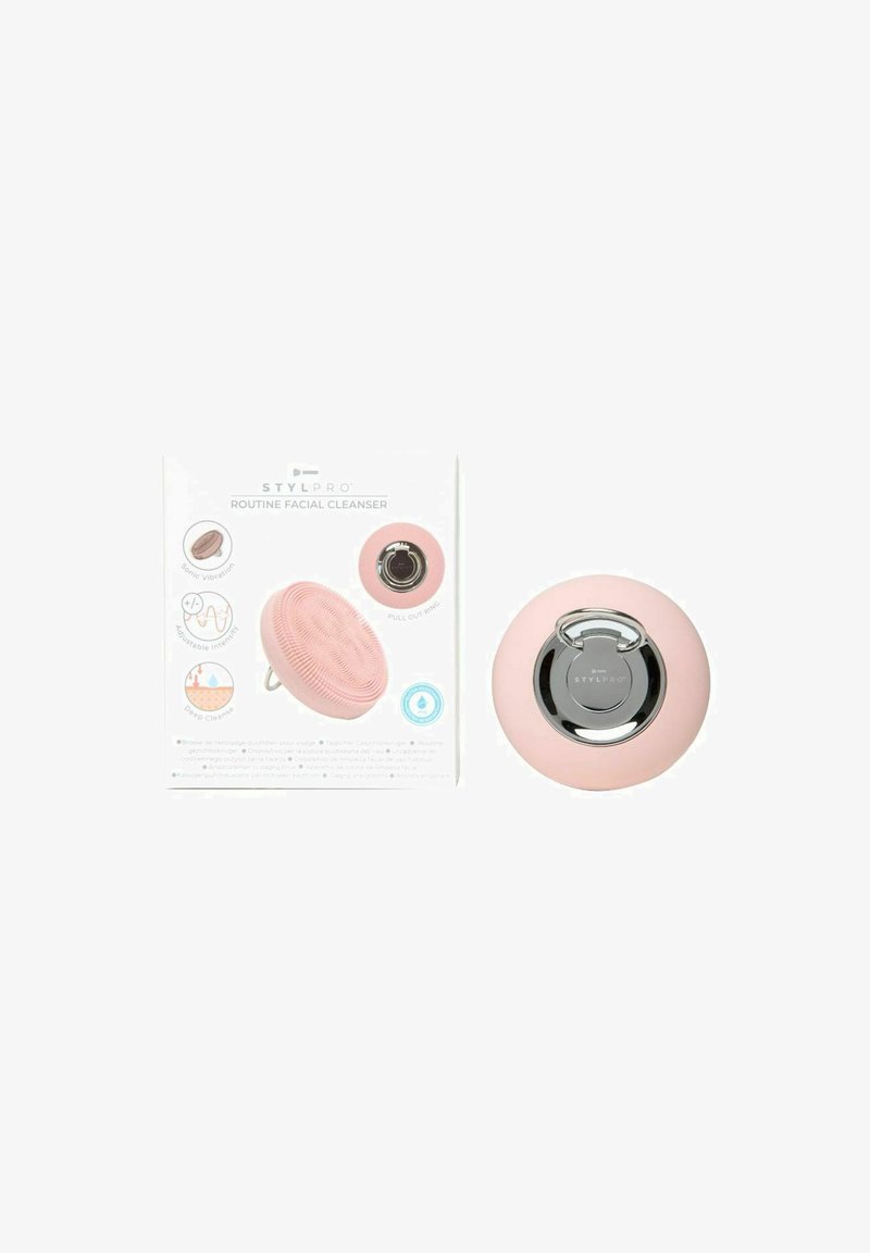 Stylpro - SONIC FACIAL CLEANSING DEVICE, SOFT SILICONE MAKEUP REMOVER & EXFOLIATOR - Huidverzorgingstool - pink, Vergroten