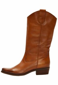 Cowboy-/Bikerstiefelette - couro