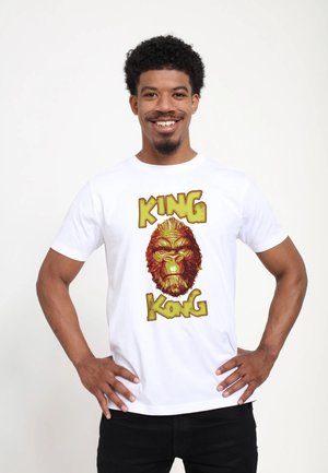 Henry Tiger, KING KONG TITAN FACE GRAPHIC - T-shirt imprimé - white