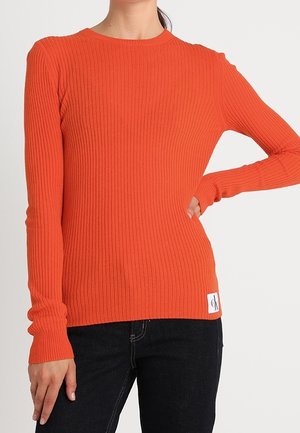 Strickpullover - orange