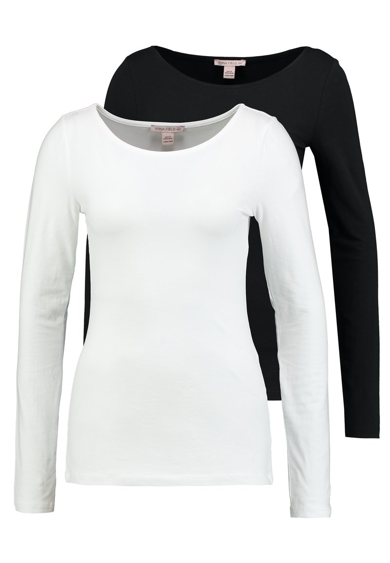 Pieces PCNALA - Maglietta a manica lunga - black/nero