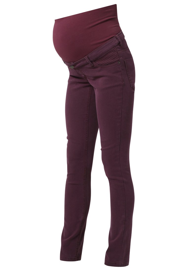 Esprit Maternity Slim fit jeans bordeauxrood Esprit Maternity Slim fit jeans bordeauxrood