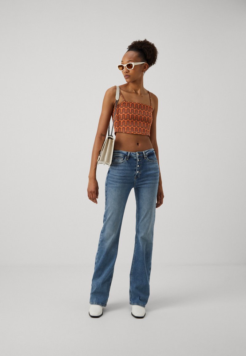 Jean Bootcut Only Femme - Taille 29, Longueur 31 - Bleu Délavé Moyen - Occasion Très Bon état