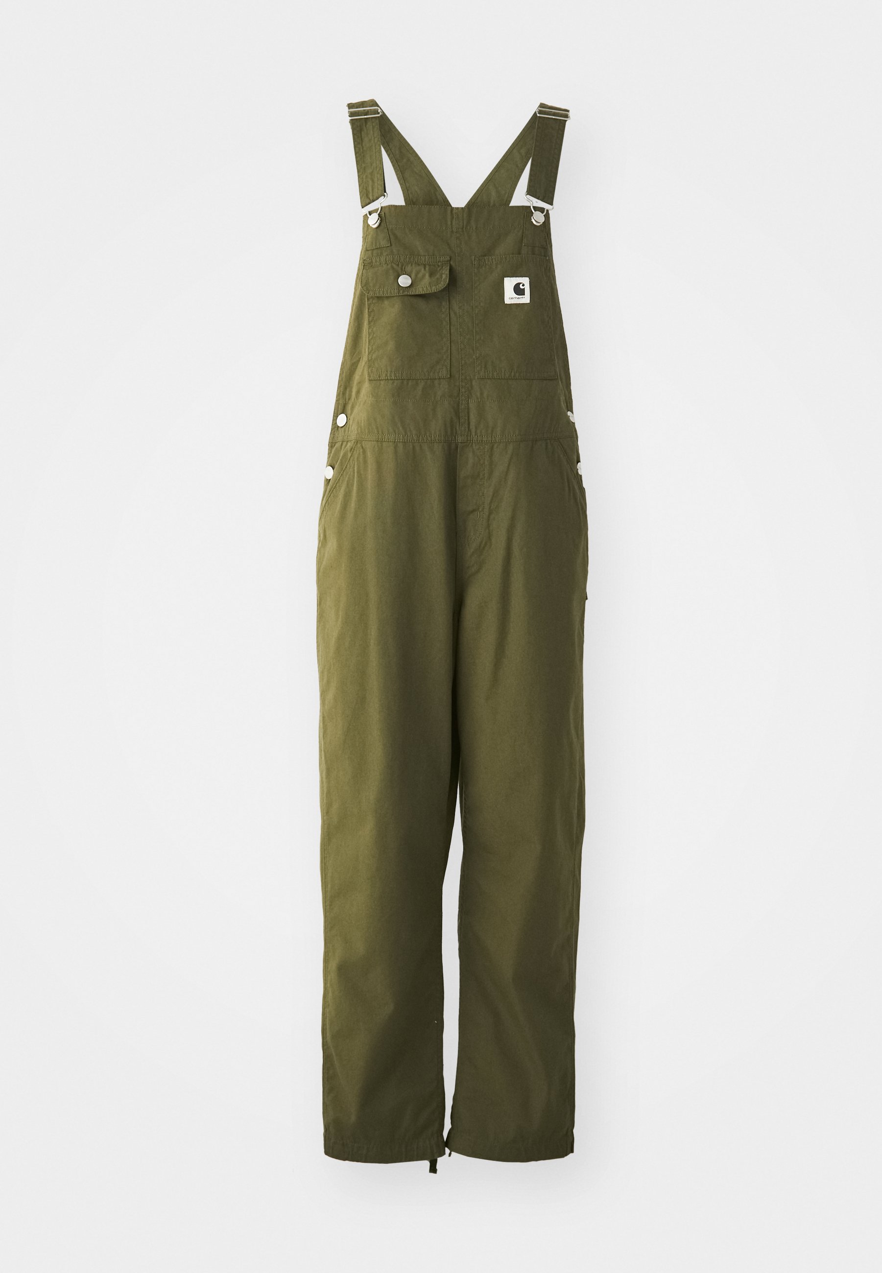 Carhartt WIP HARLINGTON BIB - Jardineiras - turtle rinsed/verde