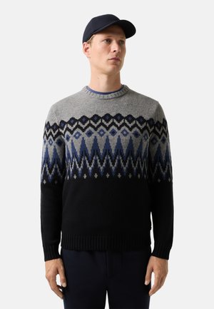 RON - Striktrøje - navy